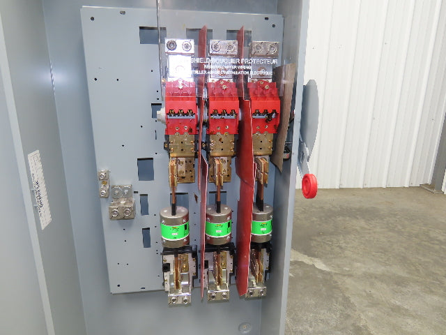 Eaton DH366FGK Safety Disconnect Switch 600A 600V 3 Pole Fused 400Hp