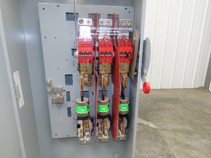 Eaton DH366FGK Safety Disconnect Switch 600A 600V 3 Pole Fused 400Hp