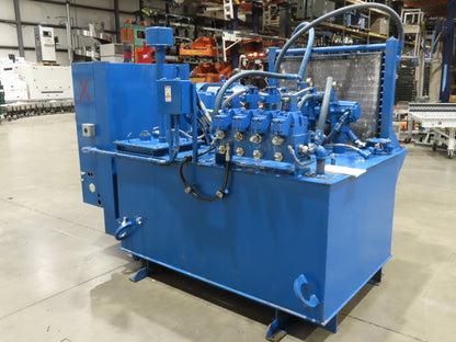 Denison Hydraulic Power Unit 30GPM 3500PSI 40Hp 230/460V 3Ph 400Gal Triple Pump