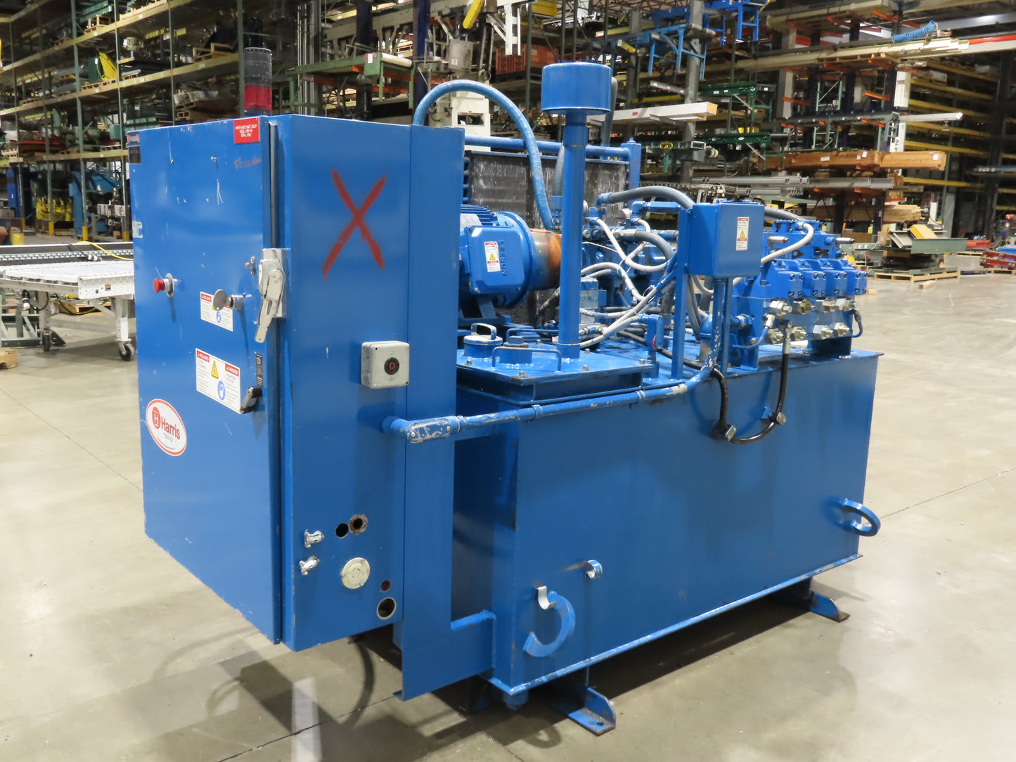 Denison Hydraulic Power Unit 30GPM 3500PSI 40Hp 230/460V 3Ph 400Gal Triple Pump