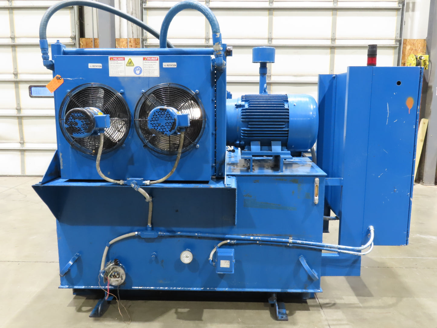 Denison Hydraulic Power Unit 30GPM 3500PSI 40Hp 230/460V 3Ph 400Gal Triple Pump