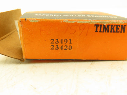 Timken Fafnir 23491/23420 Tapered Roller Bearing 1.25"ID x 2.68-OD x 1.06-Width