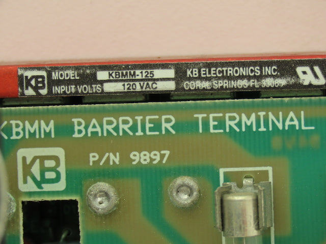 KB Electronics KBMM-125 Variable Speed DC Motor Control 3/4Hp 115V Potentiometer