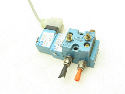 MAC 712C-12-PI-111JJ Pneumatic Solenoid Valve 120V 1/4"npt 4/2-way