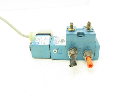 MAC 712C-12-PI-111JJ Pneumatic Solenoid Valve 120V 1/4"npt 4/2-way