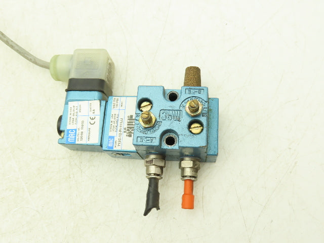 MAC 712C-12-PI-111JJ Pneumatic Solenoid Valve 120V 1/4"npt 4/2-way