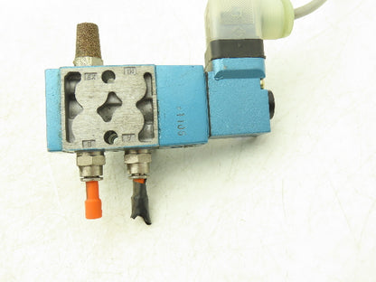 MAC 712C-12-PI-111JJ Pneumatic Solenoid Valve 120V 1/4"npt 4/2-way