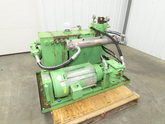 Parker PVP33303R6A1M Hydraulic Power Unit 20Hp 15.6GPM 3000PSI 480V 3Ph 45 Gal