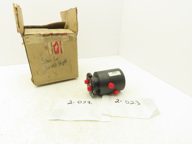 Scott Rotary Seals AP-420 Rotary Union Carbon Steel 2 Passage 1/2" NPT 500 RPM