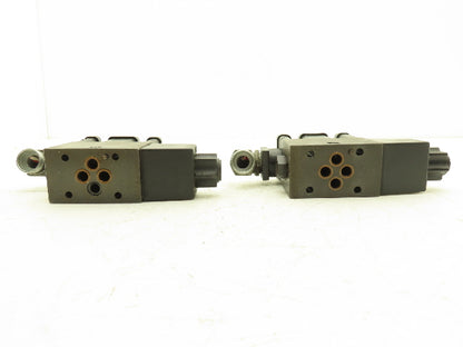 Parker D1VW20HVYC70 Hydraulic Directional Solenoid Valve 120V  Lot of 2