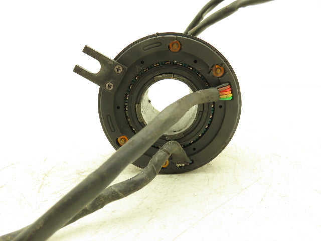 MOOG AC4598-12 Slip Ring Capsule Electromechanical Rotary Coil 12 Wire Lead
