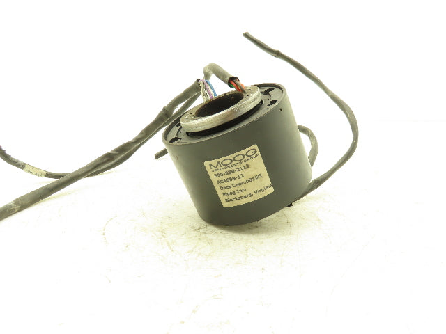 MOOG AC4598-12 Slip Ring Capsule Electromechanical Rotary Coil 12 Wire Lead