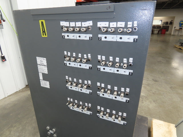 Nordson iControl Powder Coating System Control Allen Bradley Panel Air Valves