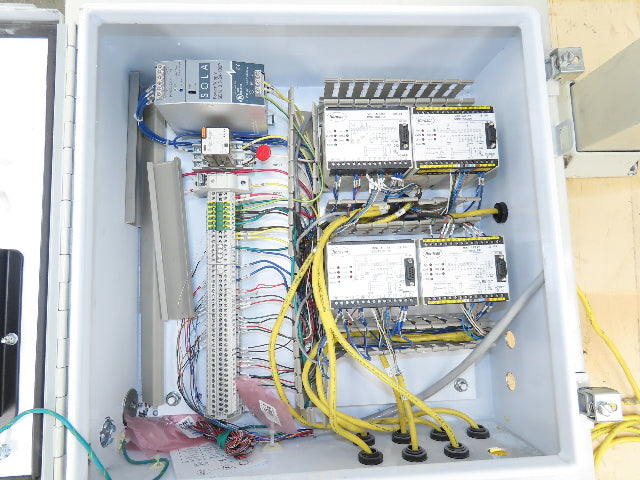 Nordson iControl Powder Coating System Control Allen Bradley Panel Air Valves
