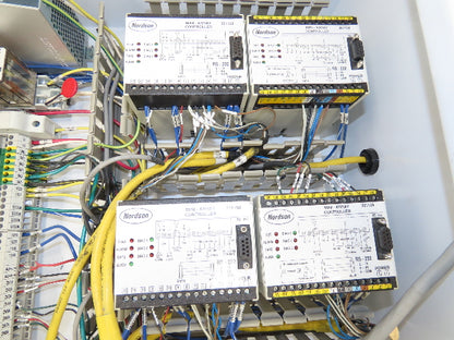 Nordson iControl Powder Coating System Control Allen Bradley Panel Air Valves