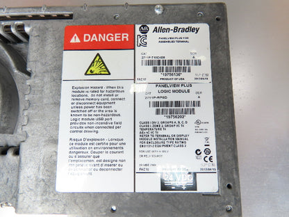 Nordson iControl Powder Coating System Control Allen Bradley Panel Air Valves