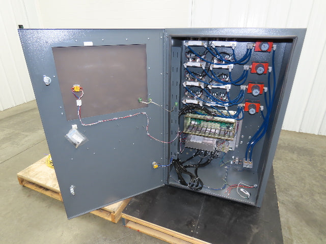 Nordson iControl Powder Coating System Control Allen Bradley Panel Air Valves