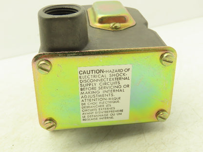 Barksdale D1T-GH3SS-U Diaphragm Pressure Switch 0.3-3 psi Range 21.1-2109 mmH2O