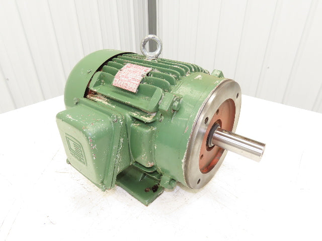Eberle C213TC Electric Motor 7.5Hp 1755RPM 208-230/460V 3Ph 213TC