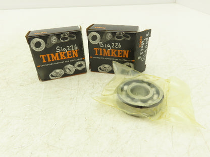 Timken Fafnir 7303W C1 Ball Bearing 17mm-ID x 47mm-OD x14mm-Width Lot Of 2