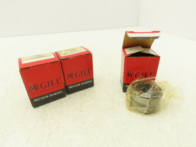 McGill GR 16 2 Row Needle Roller Bearing 1"-ID x 1.5"-OD x 1" Width Lot Of 3
