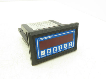 Omega DP-F75 Rate Meter Batch Control Totalizer 6 Digit Panel Meter 110V