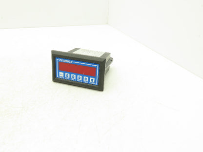 Omega DP-F75 Rate Meter Batch Control Totalizer 6 Digit Panel Meter 110V *READ*