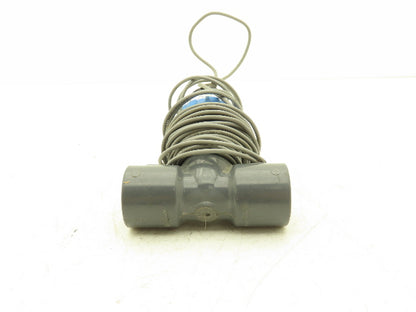 Omega FP-5600 Paddlewheel Flowmeter Low Flow Sensor 1" PVC Tee Fitting FP-5310M