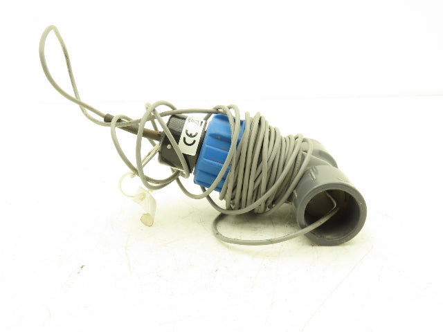 Omega FP-5600 Paddlewheel Flowmeter Low Flow Sensor 1" PVC Tee Fitting FP-5310M