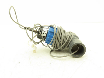 Omega FP-5600 Paddlewheel Flowmeter Low Flow Sensor 1" PVC Tee Fitting FP-5310M