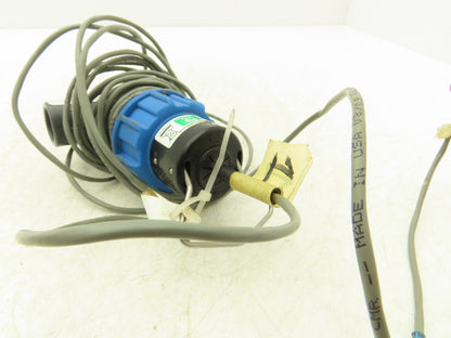 Omega FP-5600 Paddlewheel Flowmeter Low Flow Sensor 1/2"PVC Tee Fitting FP-5305M