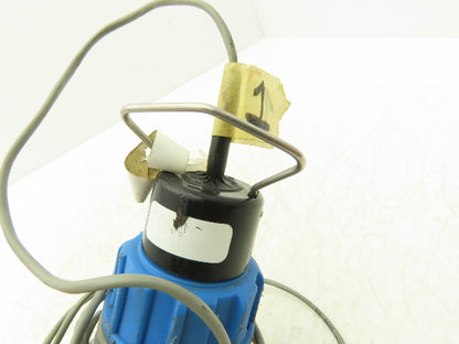 Omega FP-5600 Paddlewheel Flowmeter Low Flow Sensor 1/2"PVC Tee Fitting FP-5305M