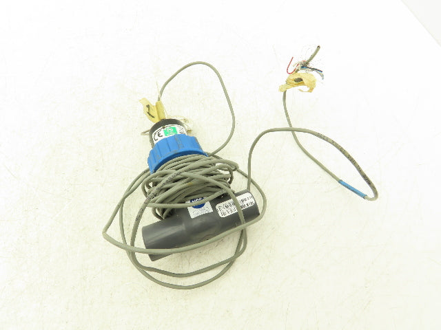 Omega FP-5600 Paddlewheel Flowmeter Low Flow Sensor 1/2"PVC Tee Fitting FP-5305M