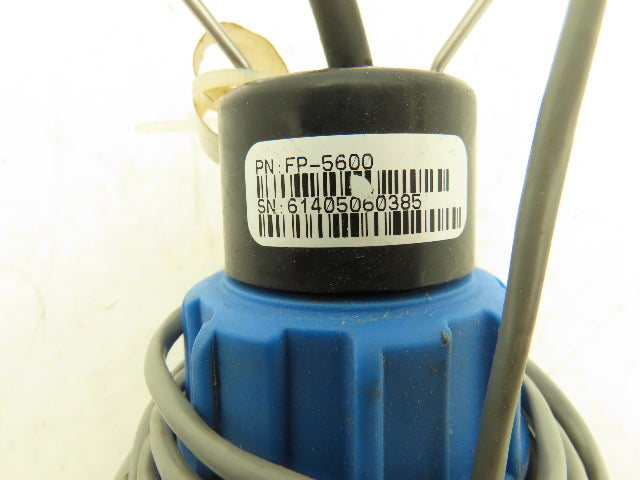 Omega FP-5600 Paddlewheel Flowmeter Low Flow Sensor 1/2"PVC Tee Fitting FP-5310M