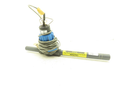 Omega FP-5600 Paddlewheel Flowmeter Low Flow Sensor 1/2"PVC Tee Fitting FP-5310M