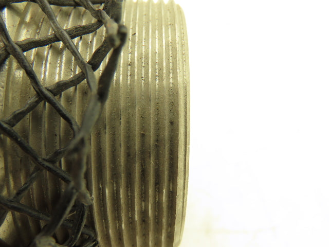 Hose Master MB-304 2"x 12" Braided Stainless Steel Flex Hose 2" NPT Male Ends