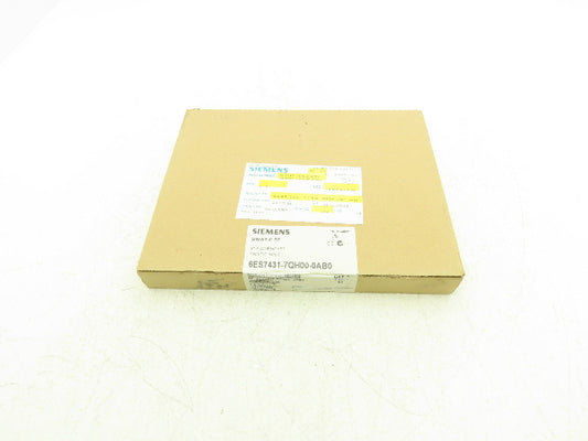Siemens 6ES7431-7QH00-0AB0 Simatic S7 Analog Input Module 16 AI 16 Bit Ver 9