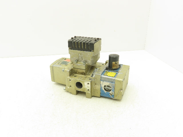 Ross Serpar 3573A42C1 Double Air Valve 1/2" NPT 120V Solenoid With EP Monitor
