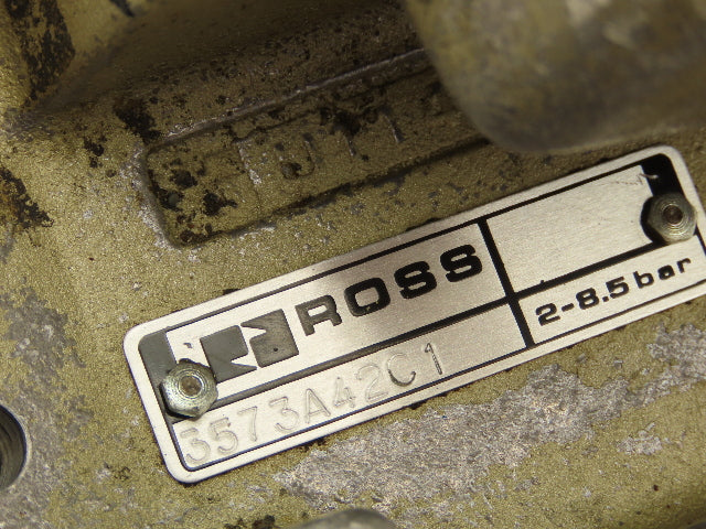 Ross Serpar 3573A42C1 Double Air Valve 1/2" NPT 120V Solenoid With EP Monitor