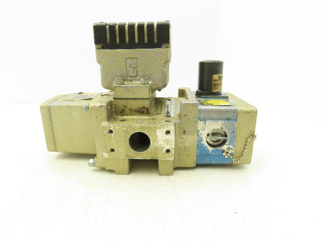 Ross Serpar 3573A42C1 Double Air Valve 1/2" NPT 120V Solenoid With EP Monitor