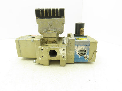 Ross Serpar 3573A42C1 Double Air Valve 1/2" NPT 120V Solenoid With EP Monitor