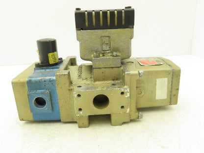 Ross Serpar 3573A42C1 Double Air Valve 1/2" NPT 120V Solenoid With EP Monitor