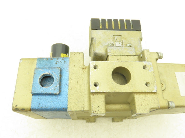 Ross Serpar 3573A42C1 Double Air Valve 1/2" NPT 120V Solenoid With EP Monitor