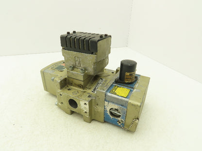 Ross Serpar 3573A42C1 Double Air Valve 1/2" NPT 120V Solenoid With EP Monitor