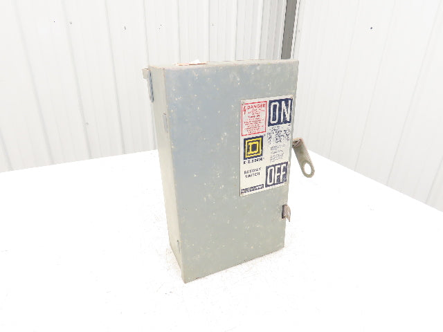 Square D PQ3606G iLine Busway Switch Fusebox Disconnect 30HP 60A 3 Pole