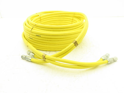 Clemco 3/16"x 50' Twinline Double Sandblast Air Hose Coupled 01951