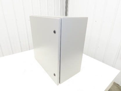 Wiegmann Electrical Enclosure Cabinet 24x24x12" Type 12 Gray  -No Backplate-