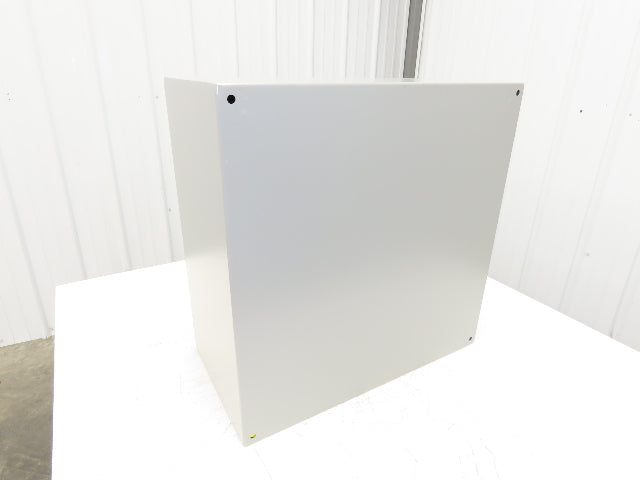 Wiegmann Electrical Enclosure Cabinet 24x24x12" Type 12 Gray  -No Backplate-