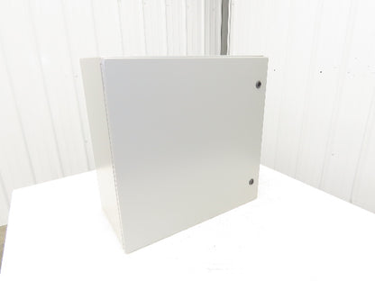 Wiegmann Electrical Enclosure Cabinet 24x24x12" Type 12 Gray  -No Backplate-