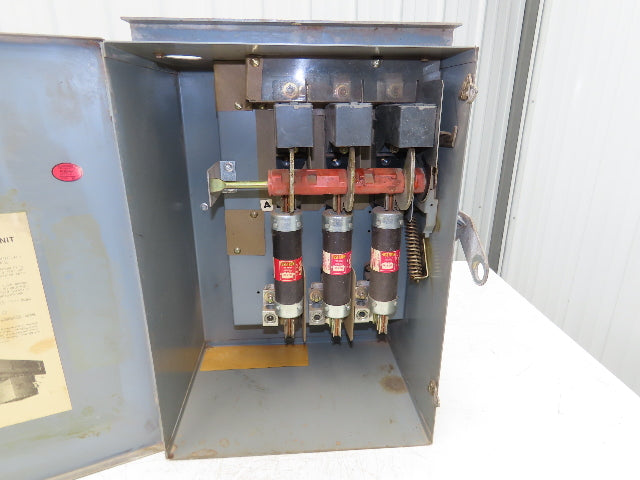 Square D PQ3620 I-Line Busway Plug-In Fusible Disconnect Box 200 Amp 3P 3W 600V